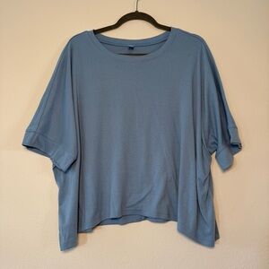 DOKOTOO Sky Blue Oversized T-Shirt